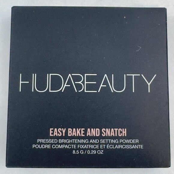 Huda Beauty Easy Bake & Snatch Pressed Brightening Setting Powder Peach Pie NEW - Picture 1 of 10